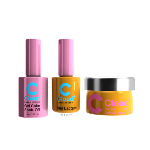 Chisel 3in1 Acrylic/Dipping Powder, Cloud Nail Design Collection, 114