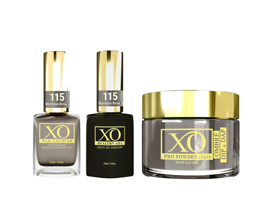 XO 4in1 Acrylic/Dipping Powder + Gel Polish + Nail Lacquer, 115