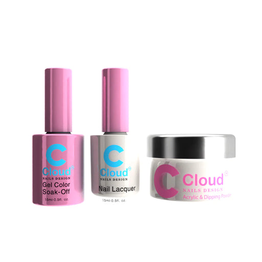 Chisel 3in1 Acrylic/Dipping Powder, Cloud Nail Design Collection, 118