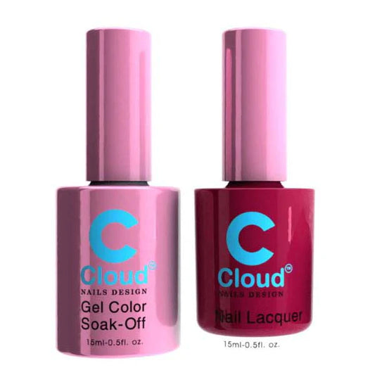 Chisel Nail Lacquer and Gel Polish, Cloud Nail Design Collection, 119, 0.5oz