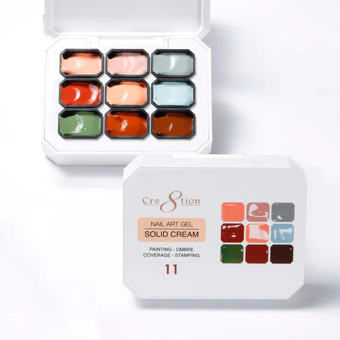 Cre8tion Nail Art Gel Solid Cream #11