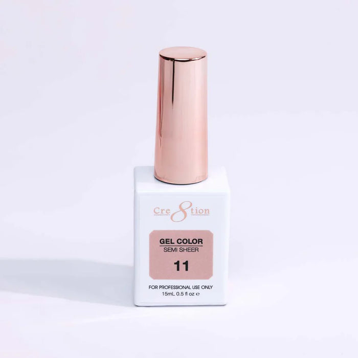 Cre8tion Gel 0.5oz - HEMA Free SEMI-SHEER Collection - 011