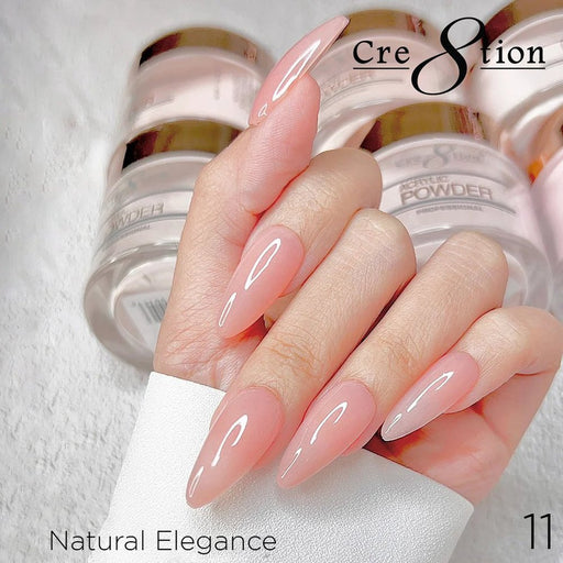 Cre8tion Acrylic Powder, Natural Elegance Collection, 11, 1.7oz