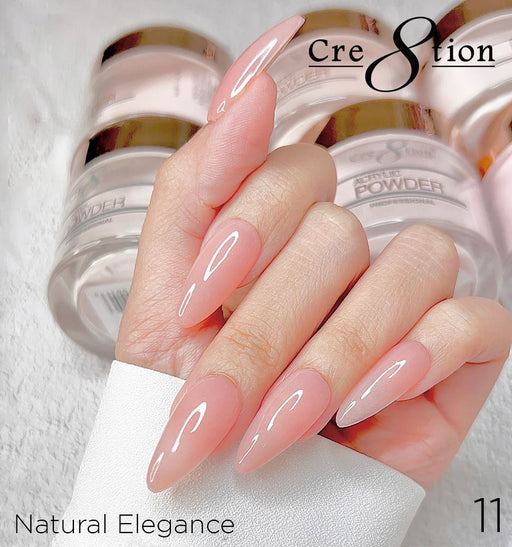 Cre8tion Acrylic Powder, NATURAL ELEGANCE Collection -  011