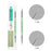 Cre8tion Gel Brush Mini Striper Duo (Pk: 5 pcs/pack, 150 pcs/box, 4 boxes/case)