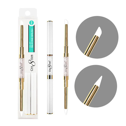 Cre8tion Duo Silicone Nail Art Tool (Pk: 20 pcs/bag)