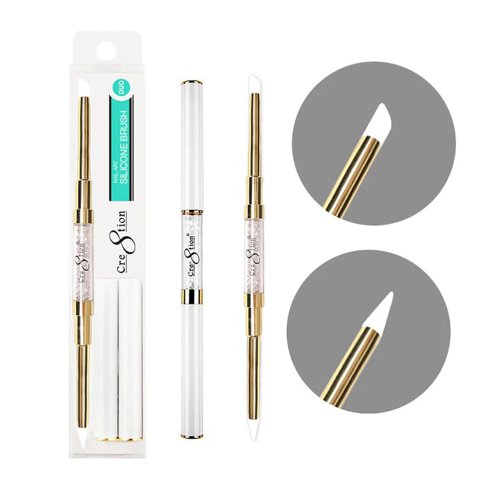 Cre8tion Duo Silicone Nail Art Tool (Pk: 20 pcs/bag)