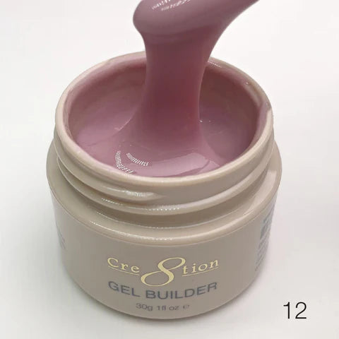 Cre8tion 1oz HEMA Free Overlay/Builder Gel in Jar (18 Colors) - 012