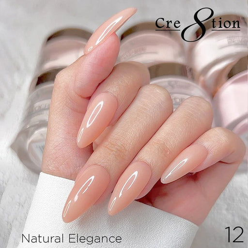 Cre8tion Acrylic Powder, Natural Elegance Collection, 12, 1.7oz