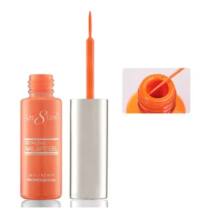 Cre8tion Detailing Nail Art Gel, 12, Hot Orange, 0.33oz KK1025