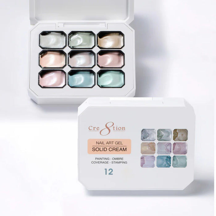 Cre8tion Nail Art Gel Solid Cream #12