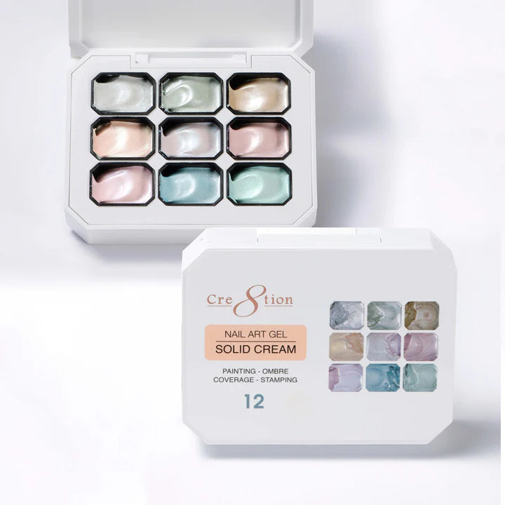 Cre8tion Nail Art Gel Solid Cream #12