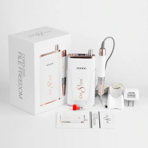 Cre8tion Mobile Nail Filing (Drill) Machine, WHITE, 13111