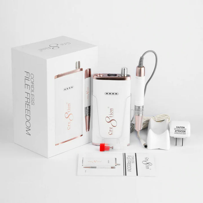 Cre8tion Mobile Nail Filing (Drill) Machine, WHITE, 13111