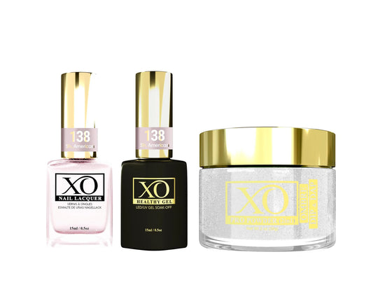 XO 4in1 Acrylic/Dipping Powder + Gel Polish + Nail Lacquer, 138