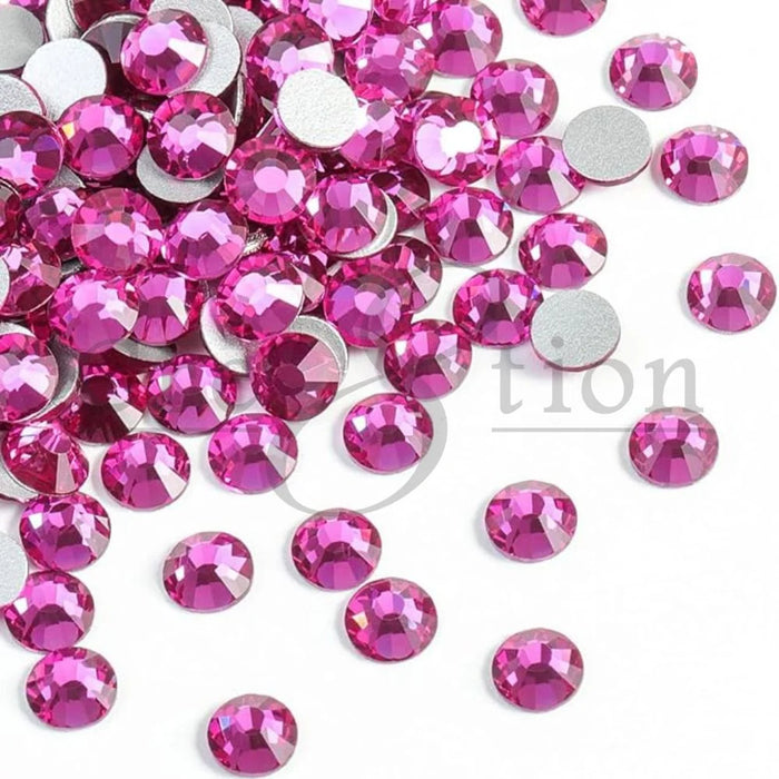 Cre8tion Rhinestone Nail Art - Fuchsia (Pk: 80 pcs/pack) - SKU 1101-1027
