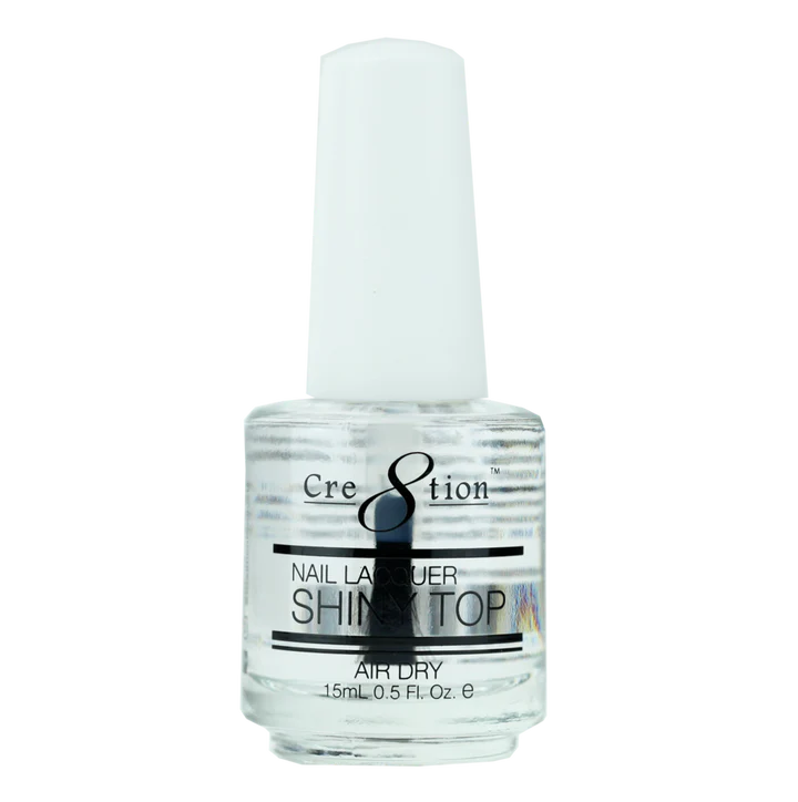 Cre8tion Nail Lacquer - Shiny Top Air Dry 0.5oz (Pk: 288 pcs/case)