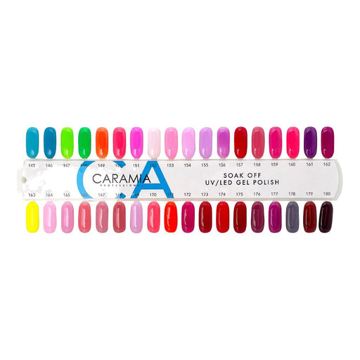 Caramia Jelly Gel Polish, Full Line Of 24 Color (From CA01 To CA24), 0.5oz