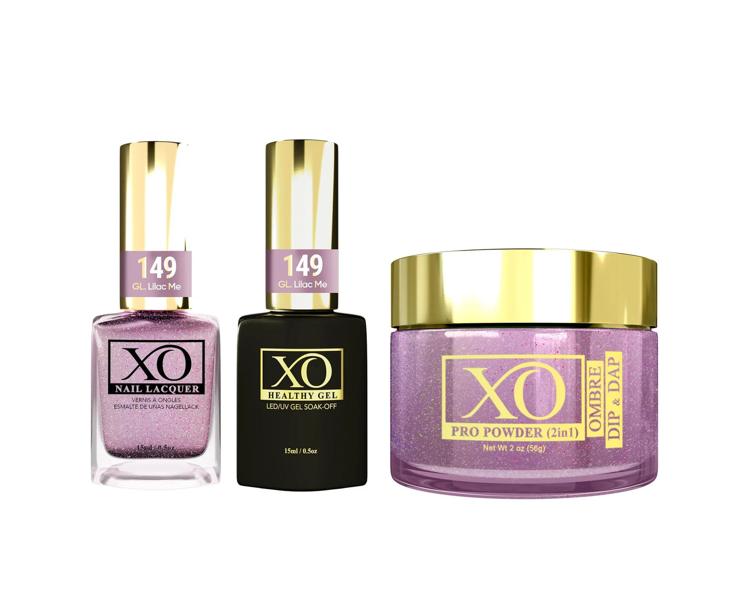 XO 4in1 Acrylic/Dipping Powder + Gel Polish + Nail Lacquer, 149