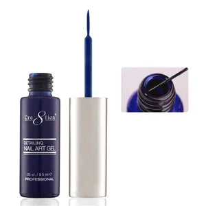 Cre8tion Detailing Nail Art Gel, 14, Navy Blue, 0.33oz