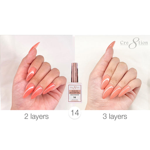 Cre8tion Gel - OVERLAY/BRUSH ON BUILDER 0.5oz, #014