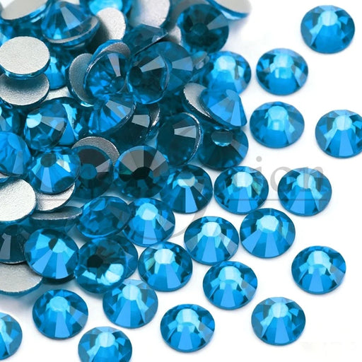 Cre8tion Rhinestone Nail Art - Peacock Blue (Pk: 80 pcs/pack) - SKU 1101-1028