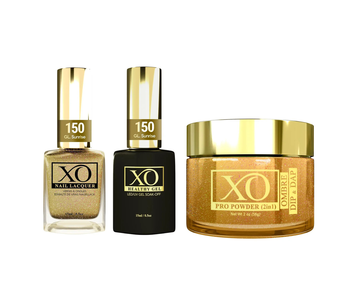 XO 4in1 Acrylic/Dipping Powder + Gel Polish + Nail Lacquer, 150