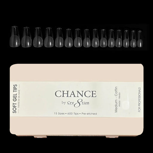 Chance Soft Tips - MEDIUM COFFIN, BOX (Pk: 600pcs/box)
