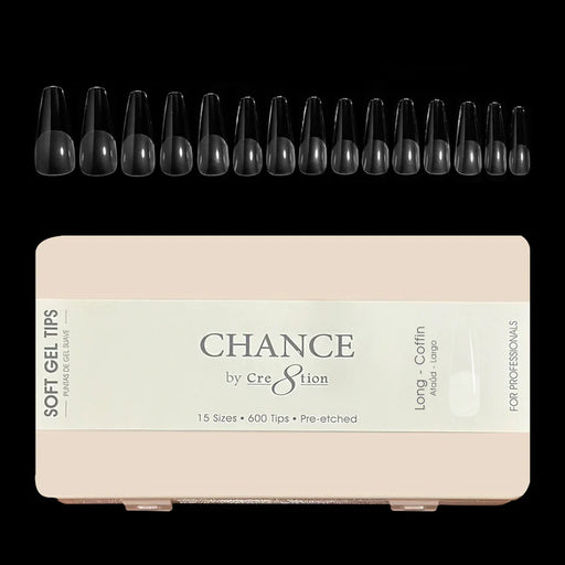 Chance Soft Tips - LONG COFFIN, BOX (Pk: 600 pcs/box)