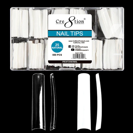 Cre8tion Special Shape - Clear, #25 (Pk: 550 pcs/box, 100 boxes/case)