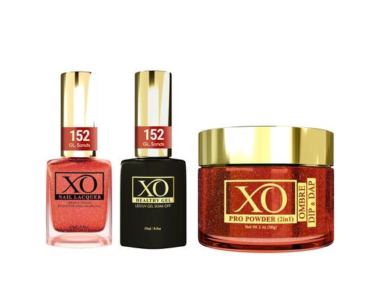 XO 4in1 Acrylic/Dipping Powder + Gel Polish + Nail Lacquer, 152