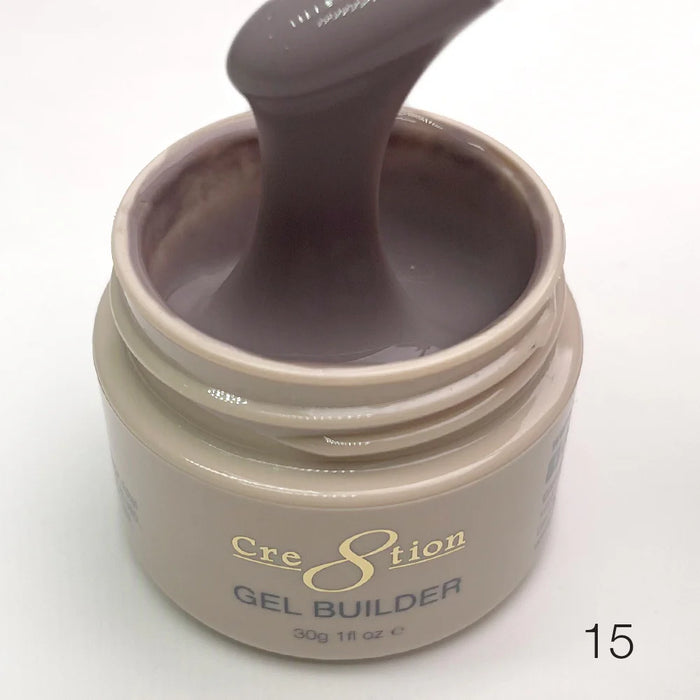 Cre8tion 1oz HEMA Free Overlay/Builder Gel in Jar (18 Colors) 000