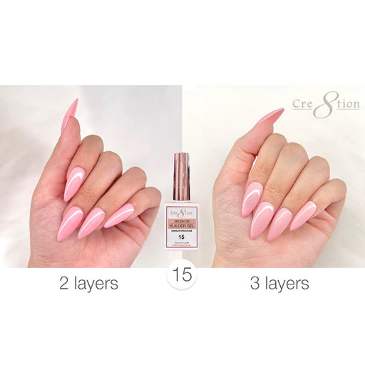 Cre8tion Gel - OVERLAY/BRUSH ON BUILDER 0.5oz, #015