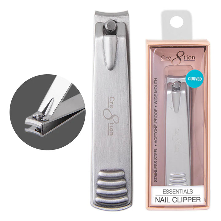 Cre8tion High Quality Stainless Steel Clipper, CURVE EDGE (Pk: 24 pcs/box, 288 pcs/case)