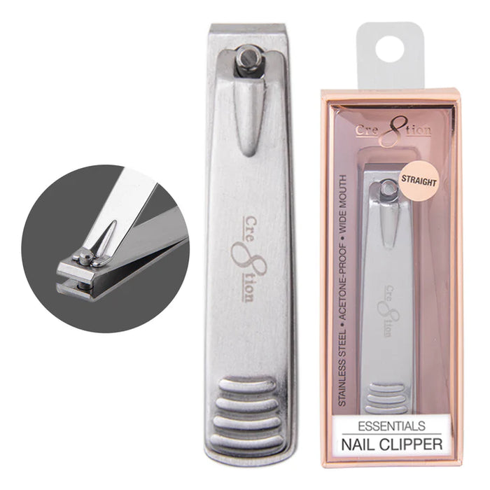 Cre8tion High Quality Stainless Steel Clipper, STRAIGHT EDGE, (Pk: 24 pcs/box, 288 pcs/case)