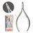 Cre8tion Stainless Steel - Cuticle Nippers #01, Size 16 (Pk: 10 pcs/box, 400 pcs/case)