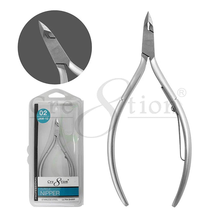 Cre8tion Stainless Steel - Cuticle Nippers, #02 (Pk: 12 pcs/box, 288 pcs/case)