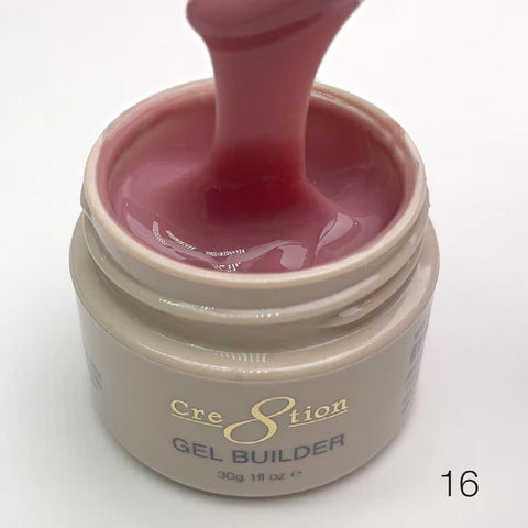 Cre8tion 1oz HEMA Free Overlay/Builder Gel in Jar (18 Colors) - 016