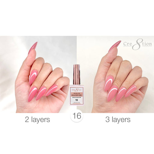 Cre8tion Gel - OVERLAY/BRUSH ON BUILDER 0.5oz, #016