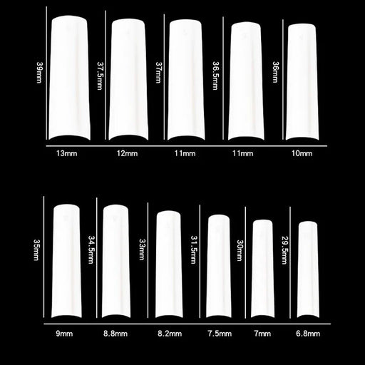 Cre8tion Special Shape - Natural, Long Natural Curve, #16 (Pk: 550 pcs/box, 100 boxes/case)