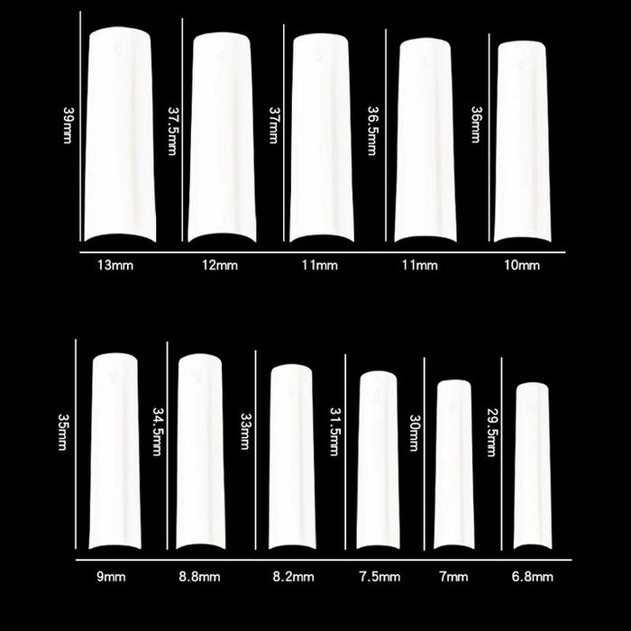 Cre8tion Special Shape - Natural, Long Natural Curve, #16 (Pk: 550 pcs/box, 100 boxes/case)