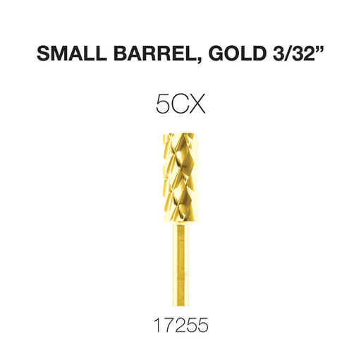 Cre8tion Carbide C5X, Small Barrel, 3/32, Gold, 17255 KK1022