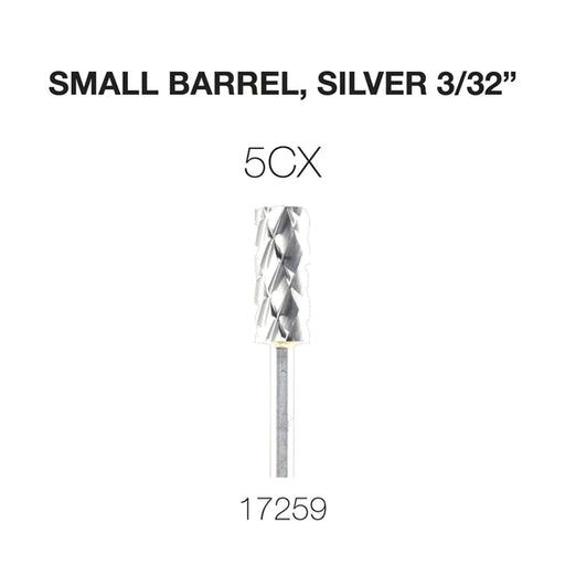 Cre8tion Carbide C5X, Small Barrel, 3/32, Silver, 17259 KK1022
