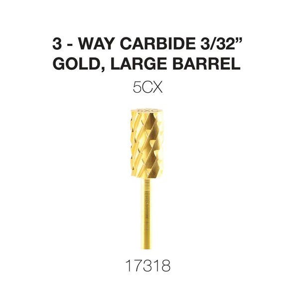 Cre8tion 3-way Carbide Gold, Large C5X 3/32", 17318 OK0225VD
