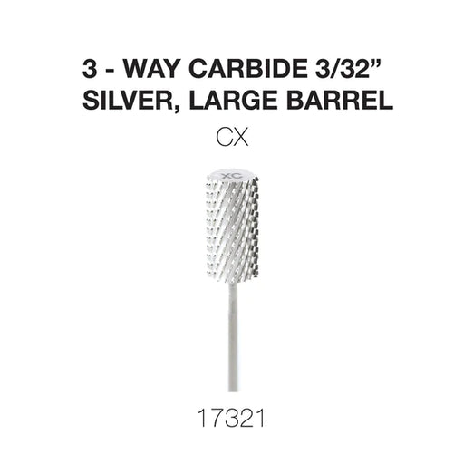 Cre8tion 3-way Carbide Silver, Large CX 3/32", 17321 OK0225VD
