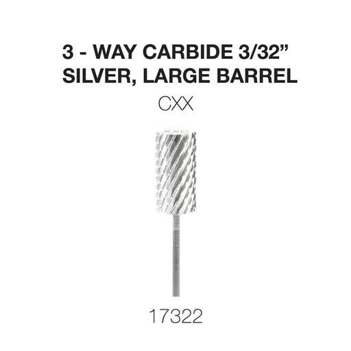 Cre8tion 3-way Carbide Silver, Large CXX 3/32", 17322 OK0225VD