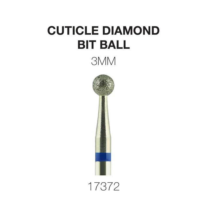 Cre8tion Cuticle Ball, Diamond, Coarse 3/32, 3mm