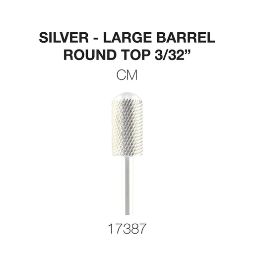 Cre8tion Carbide, Round Top Silver, Large, CM 3/32", 17387 OK0225VD