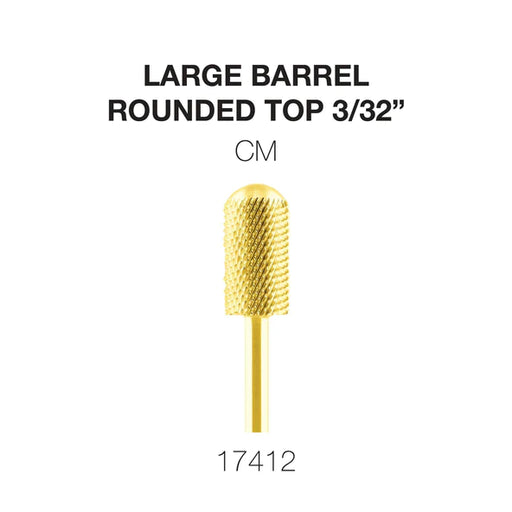 Cre8tion Carbide, Round Top Gold, Large Barrel, CM 3/32", 17412 OK0222VD