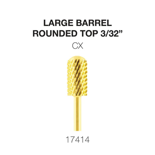 Cre8tion Carbide, Round Top Gold, Large Barrel, CX 3/32", 17414 OK0222VD